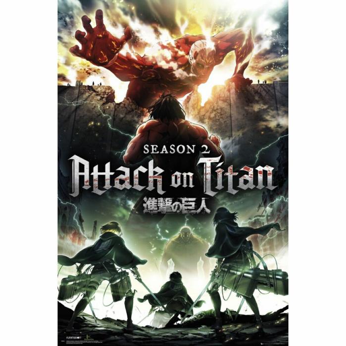 Attack On Titan – Season 2 Key Art – Regular Poster  |  Others