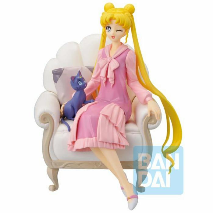 Sailor Moon Cosmos Ichibansho Usagi & Luna (Antique Style) Figure  |  Others