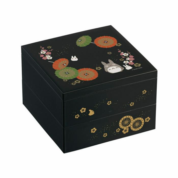 Totoro Traditional Japanese Lacquer Ware 2 Tier Bento Box "My Neighbor  |  Others