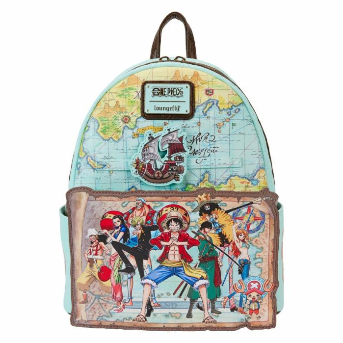 Toei One Piece Luffy Gang Map Mini Backpack  |  One Piece