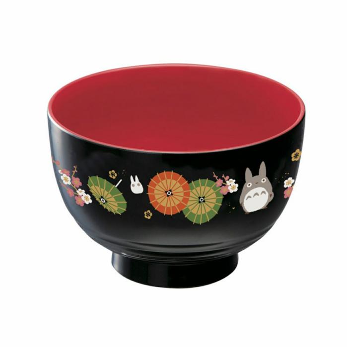 Totoro Traditional Japanese Lacquer Ware Small Bowl "My Neighbor Totor  |  Others